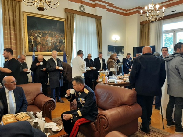 Η δεξίωση στο δημαρχείο Κοζάνης και οι δηλώσεις των επισήμων