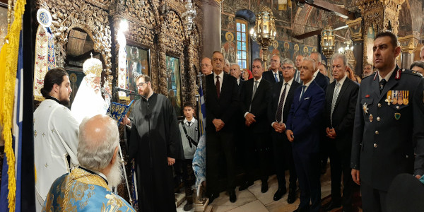 Η δοξολογία για την 11η Οκτωβρίου στον Ιερό Ναό Αγίου Νικολάου Κοζάνης
