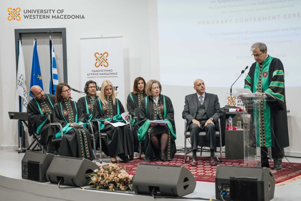 Επίτιμος Διδάκτορας του Πανεπιστημίου Δυτικής Μακεδονίας αναγορεύθηκε ο Δρ. Ghassan Khalil