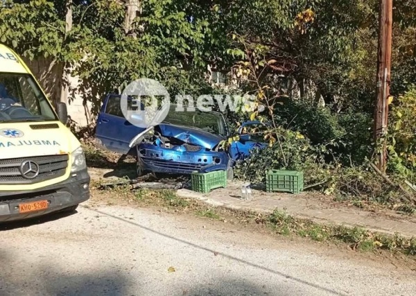 Καστοριά: Τροχαίο ατύχημα με τραυματισμό 23χρονου στα Λακκώματα