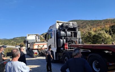 Καστανιά: Κοινή ανακοίνωση τοπικών φορέων για τη μεταφορά μπαταριών προς τα Κουμάσια