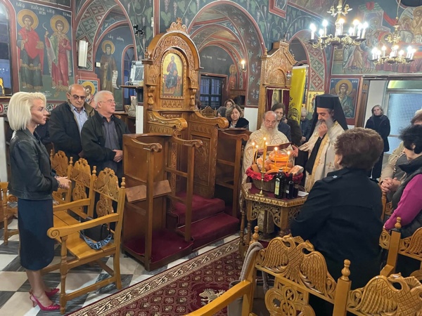 Tελέστηκε το Σάββατο o Πανηγυρικός εσπερινός στο εκκλησάκι του Αγίου Λουκά στο Μαμάτσειο