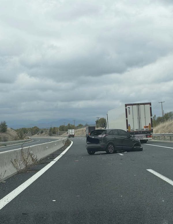 Τροχαίο ατύχημα στην Εγνατία Οδό
