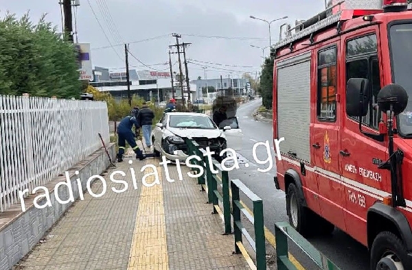 Τροχαίο ατύχημα στην Κοζάνη – Σημαντικές ζημιές σε επιβατικό αυτοκίνητο