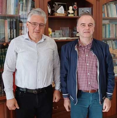 Ο Δημήτρης Τσίμπλινας στο Δήμο Βοΐου